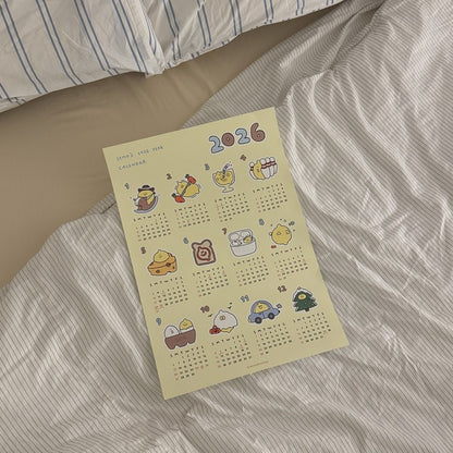 【新上架優惠🍋】Second Morning 2026 Calendar Poster