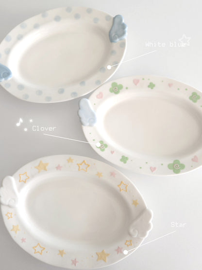 Muimi Pure Wing Ceramic Plate