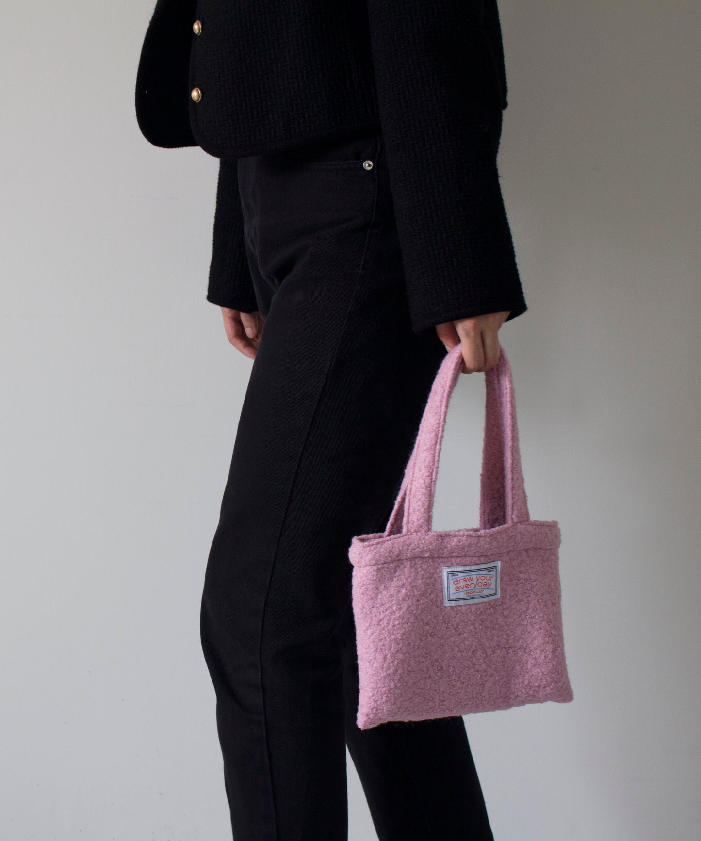 PPP Studio Mini Wool Bag_Pink