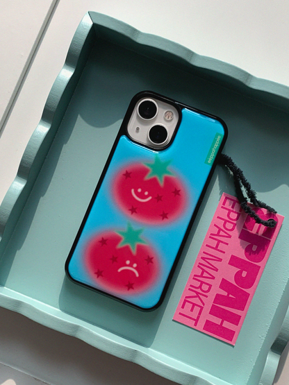 Eppah Emotional Tomato Case (Epoxy bumper/Glass/Magsafe)