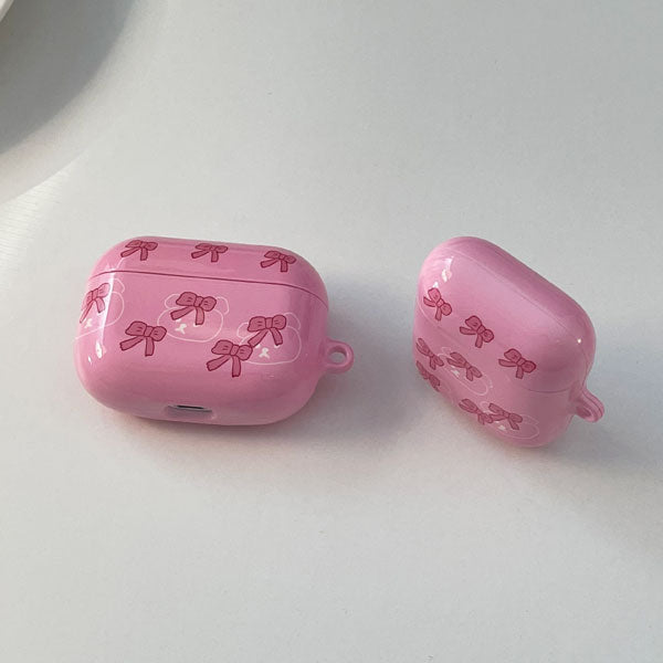 Mazzzzy ribbon muffin airpods case (Hard, glossy)