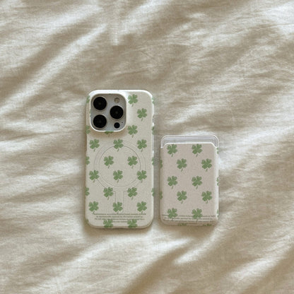 Clover Wish Phone Case (Hard/Card Storage/Magsafe)