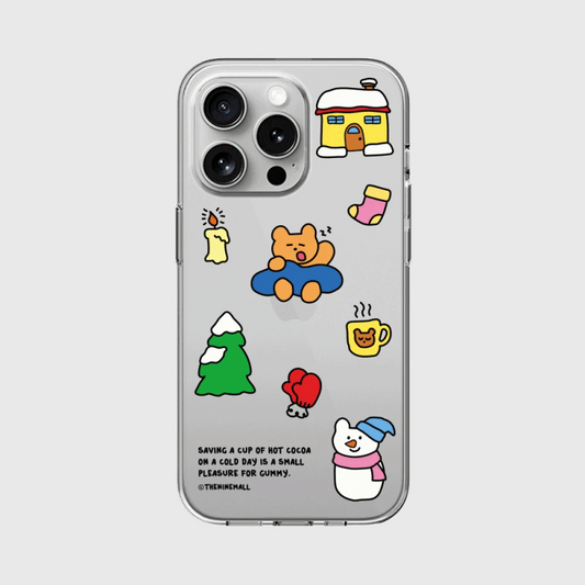 Small Cozy Pattern Phone Case (Clear 透明殼)