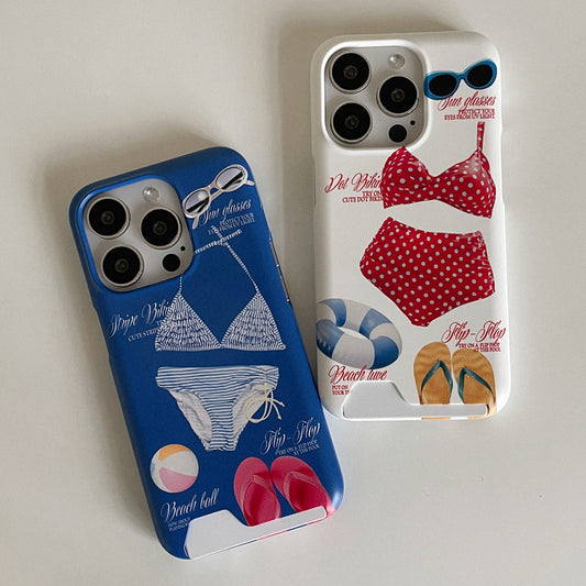 Swimming Pool Object Phone Case (Hard/Card Storage) (2色)