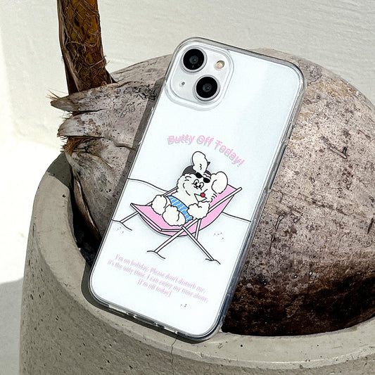 Off Today Butty Phone Case (Clear/Tank 透明/透明Tank款)