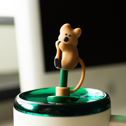 Dinotaeng Quokka & BOBO Straw Topper 吸管防塵蓋