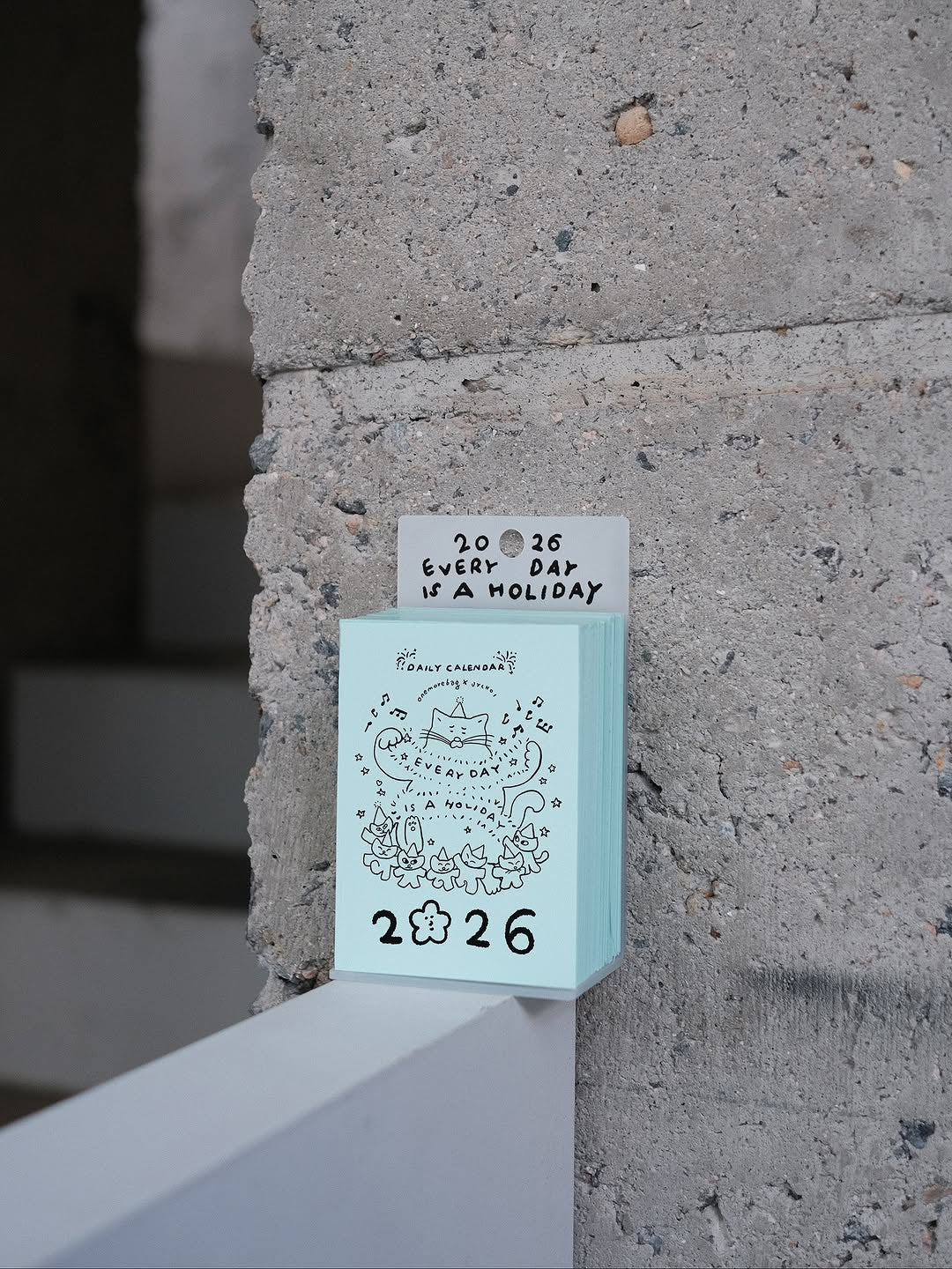 【早鳥優惠減$20🌠】2026 Daily Calendar by JYChoi 최진영 ‘Everyday is a holiday’