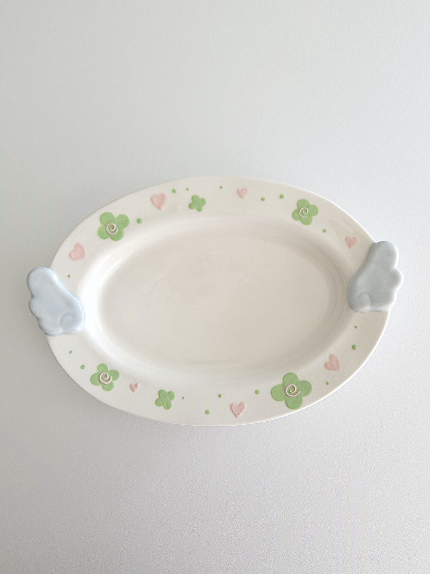 Muimi Pure Wing Ceramic Plate
