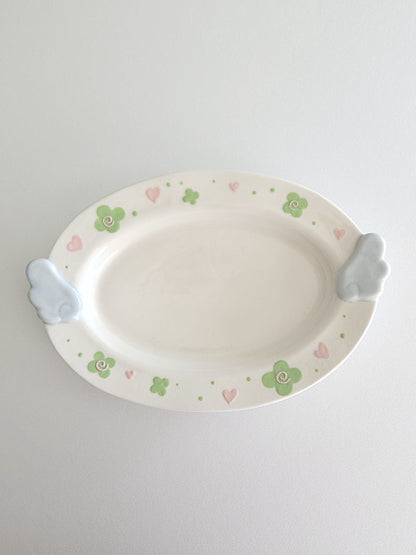 Muimi Pure Wing Ceramic Plate