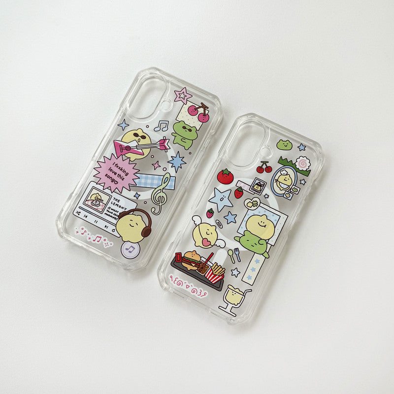 Second Morning Collage Case (Magsafe Clear)