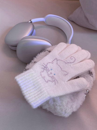 Hey Moment Kitten Gloves (ivory)