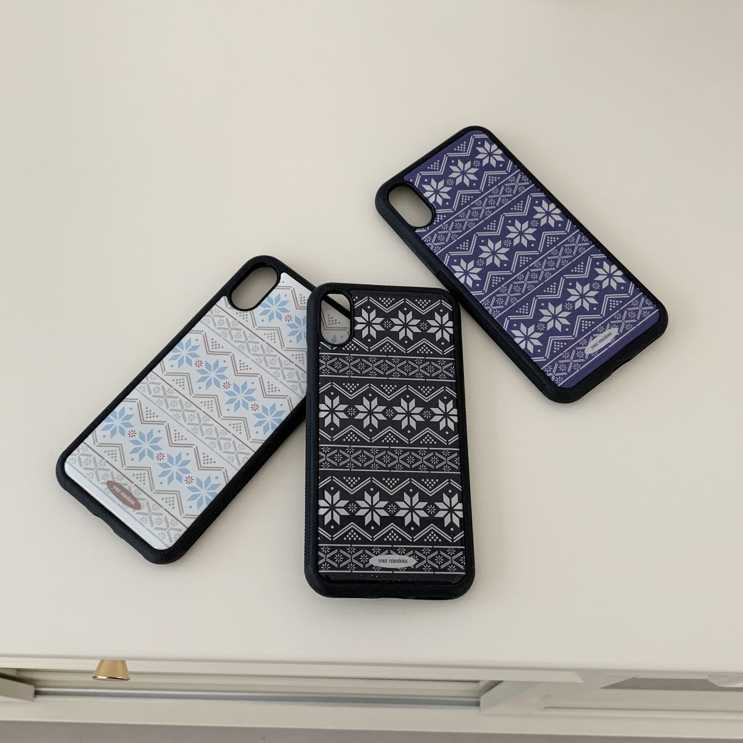 Your Emotions Nordic pattern epoxy case (3款)