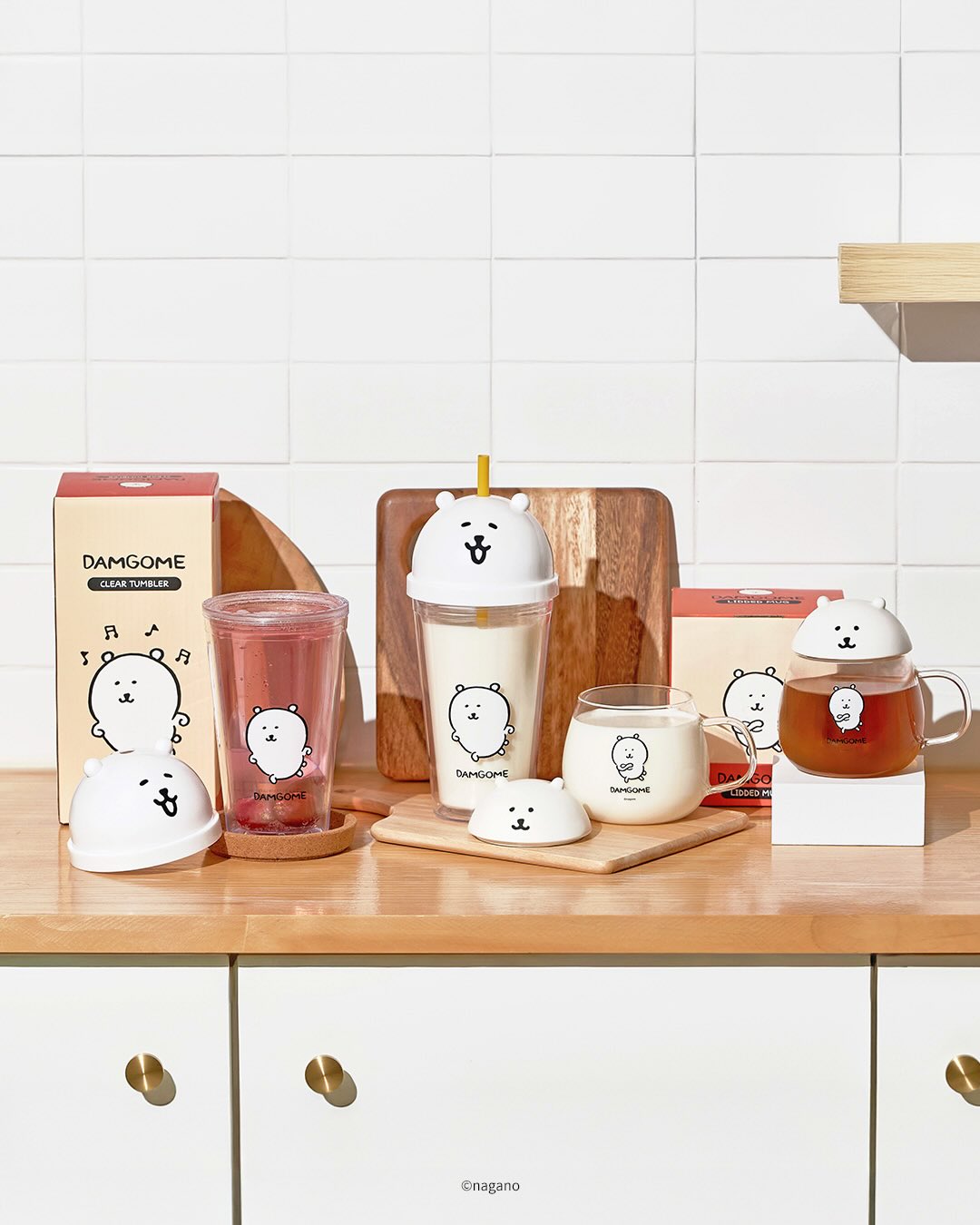 【白熊新品】Joke Bear Face Glass Mug with Lid 有蓋玻璃杯