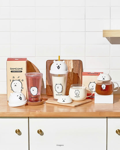 【白熊新品】Joke Bear Face Glass Mug with Lid 有蓋玻璃杯