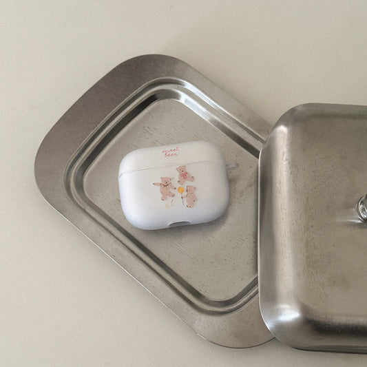 Mademoment Sweet Bear pattern Airpods Case (半透明殼)