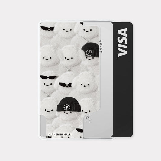 Theninemall Nice Puppy Pattern Magsafe Card Zip