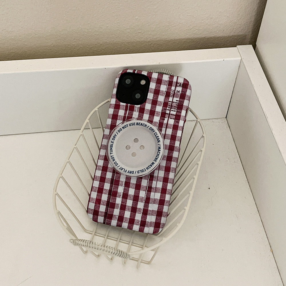 Vintage Gingham Pajamas Phone Case (Hard 普通硬殼) (2色)