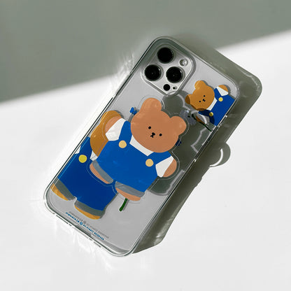 554 Being Check Phone Case (Clear 透明殼)