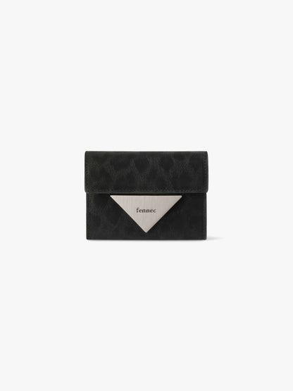 Fennec Triangle Doco Wallet - Leopard Black