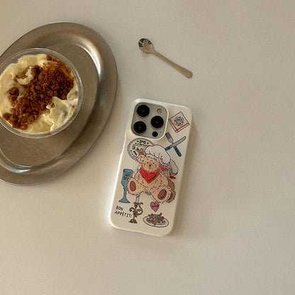 Vintage Restaurant Pattern Phone Case (Hard/Card Storage/Magsafe)