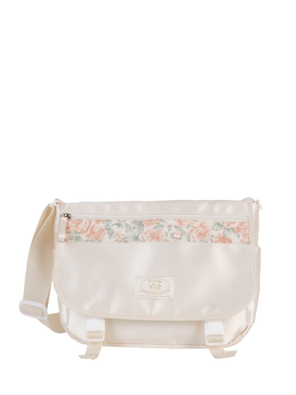 Ovuni Bon voyage messenger bag _ivory