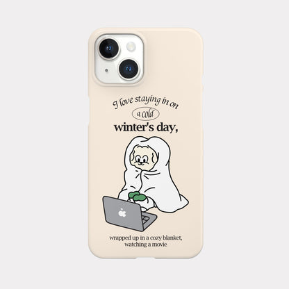 Rest At Home Butty Phone Case (Hard/Card Storage)