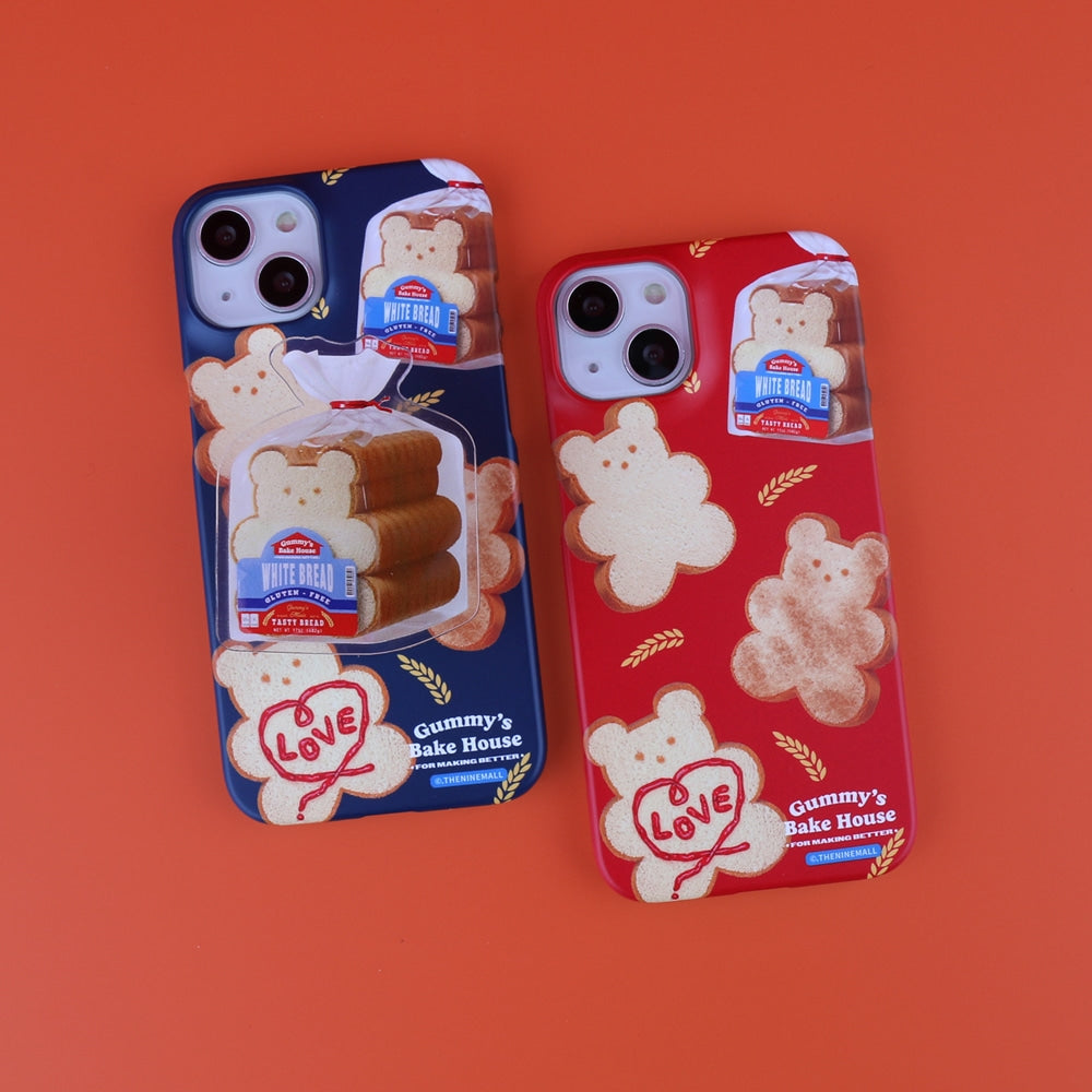 Pattern Bread Gummy Phone Case (Hard 普通硬殼) (2色)