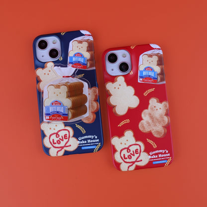 Pattern Bread Gummy Phone Case (Hard 普通硬殼) (2色)