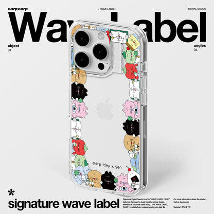 [EARP EARP X SEN] (Wave Label Clear Case) (13款)