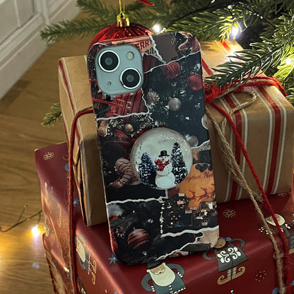 Collage Shiny Holiday Phone Case (Hard/Card Storage)