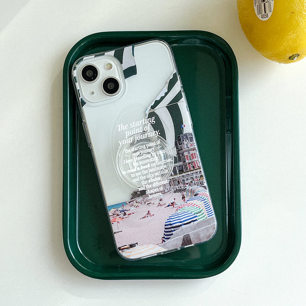 Color Beach Phone Case (Clear/Tank 透明/透明Tank款)