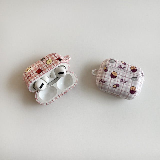【新上架優惠🍋】Second Morning Glasses Checked Airpods Case