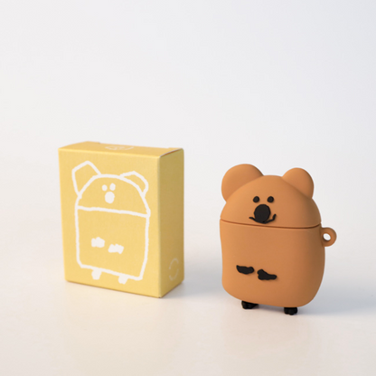 【送Marsh Keyring】Dinotaeng Happy Feet Quokkapod (Airpods 1&2/3/Pro/Buds Live)