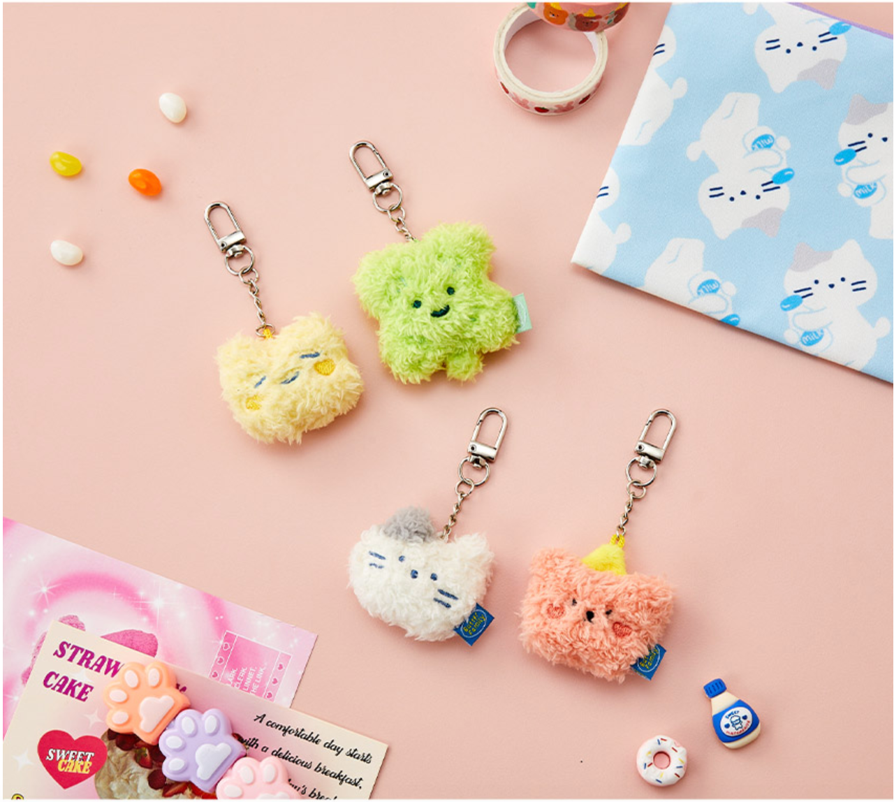 Butter Shop NEW! Mini Face Keyring(5款)