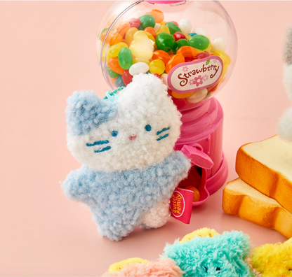 Butter Shop Curly Milk Cat Keyring (4色)