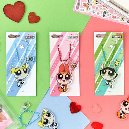 Powerpuff Girls Acrylic keyring 飛天小女警 (3 types)