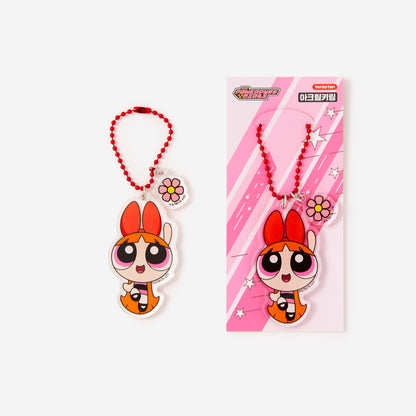 Powerpuff Girls Acrylic keyring 飛天小女警 (3 types)