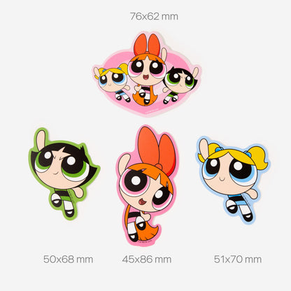 Powerpuff Girls Big Sticker Set (4P)