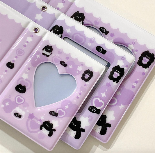 【現貨95折】Okiki Purple Cats Collect Book 卡簿