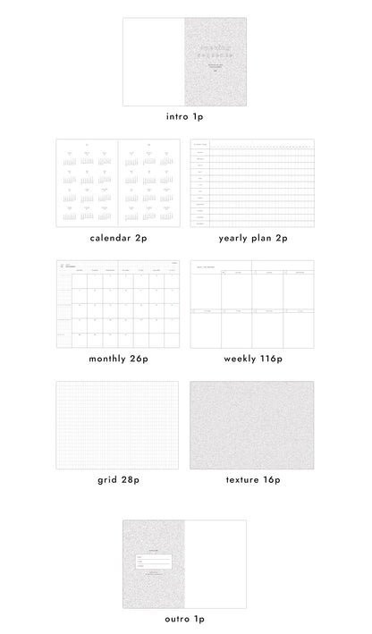 Be On D 2025 Opening Sequencing Diary (6色)