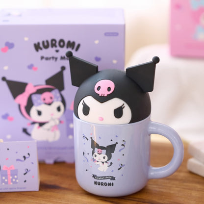 Sanrio Party Face Lid Mug Cup (4款)