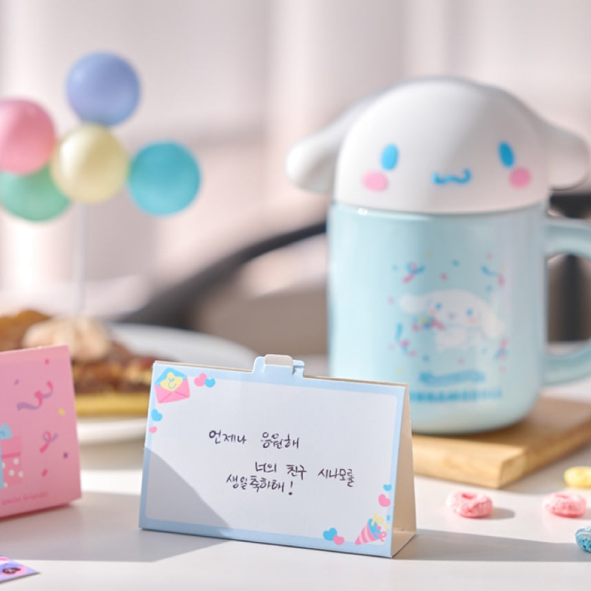 Sanrio Party Face Lid Mug Cup (4款)