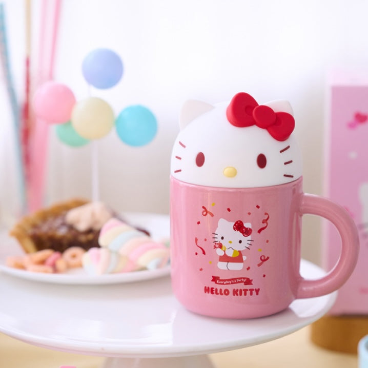Sanrio Party Face Lid Mug Cup (4款)