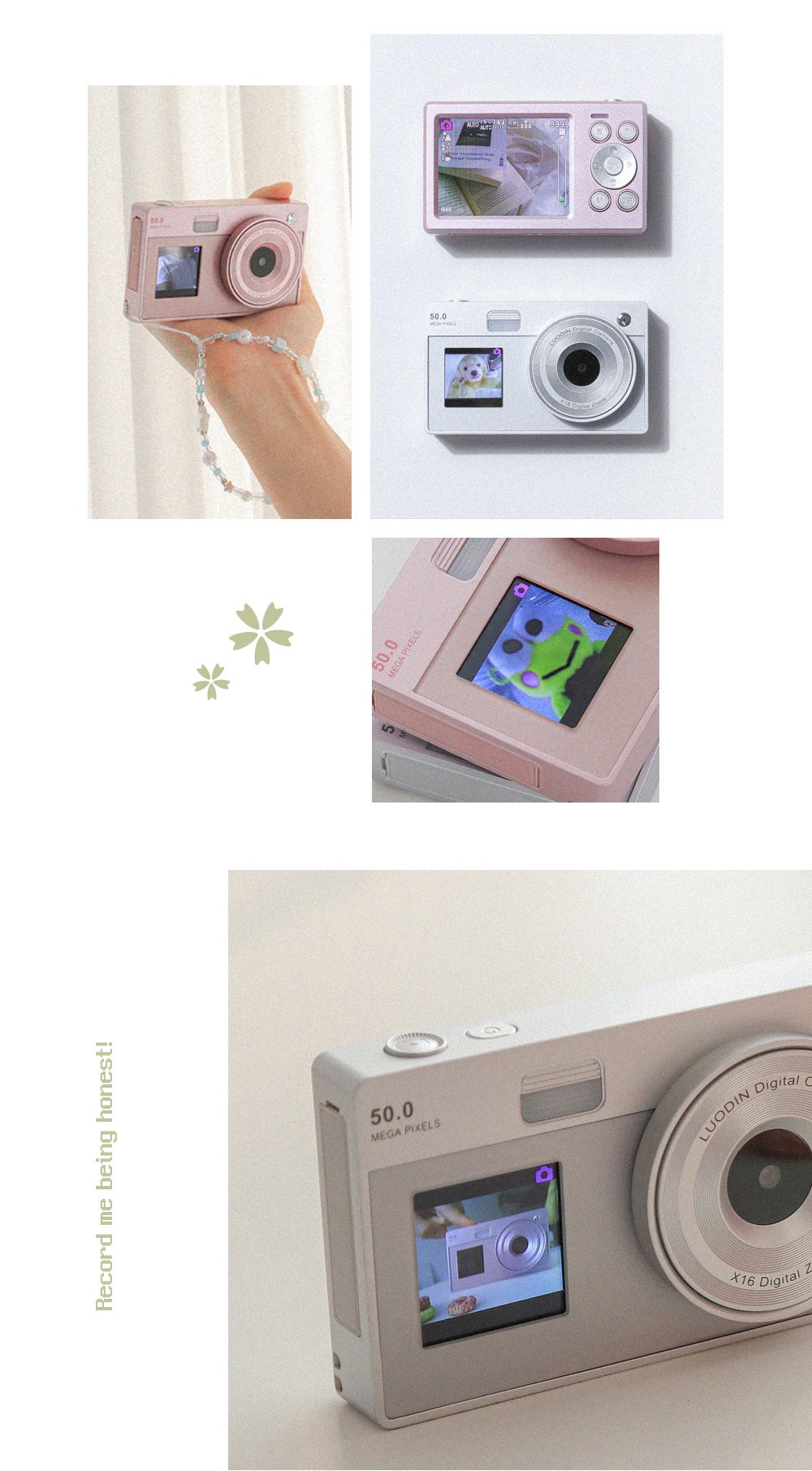 Luodin Self Retro Dual Digital Camera📷雙mon CCD相機