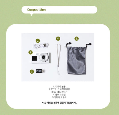 Luodin Self Retro Dual Digital Camera📷雙mon CCD相機