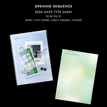 【新上架優惠🎬】Be On D 2026 Opening Sequence Diary (8色)