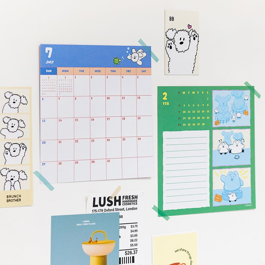 Romane 2025 Brunch Brother Desk Calendar (2款)