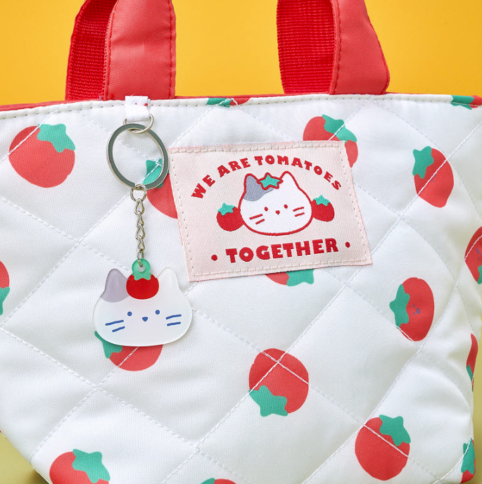 Butter Shop [Veggie Gang!] Tomato Lunch Bag with Acrylic Charm 保溫袋
