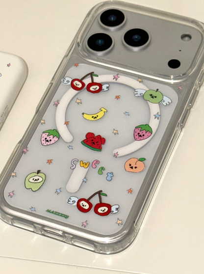 Mazzzzy [Magsafe] Fruity Friends Jelly Hard Case