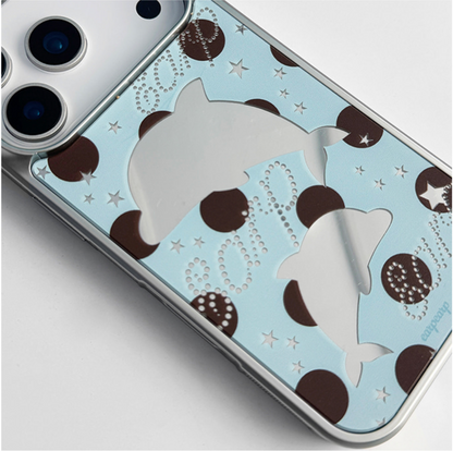 DOLPHIN-SILVER (MIRROR BUMPER CASE)